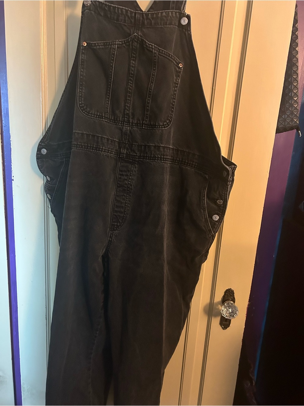 Old Navy Black Relaxed Women’s Overalls